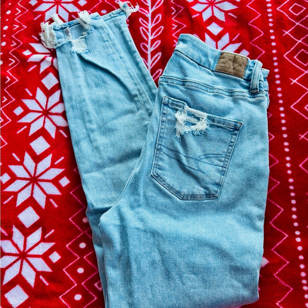 American Eagle Outfitters Light Blue Denim Jeans